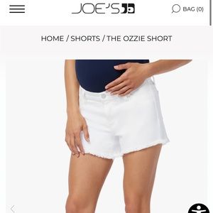Joe’s Jean Ozzie Maternity Cut off Shorts NWT